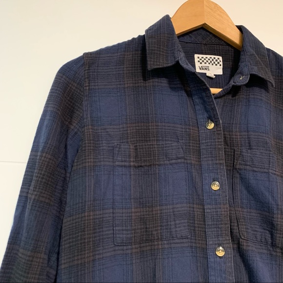 Vans | Plaid Flannel Button Up Shirt - Picture 2 of 12